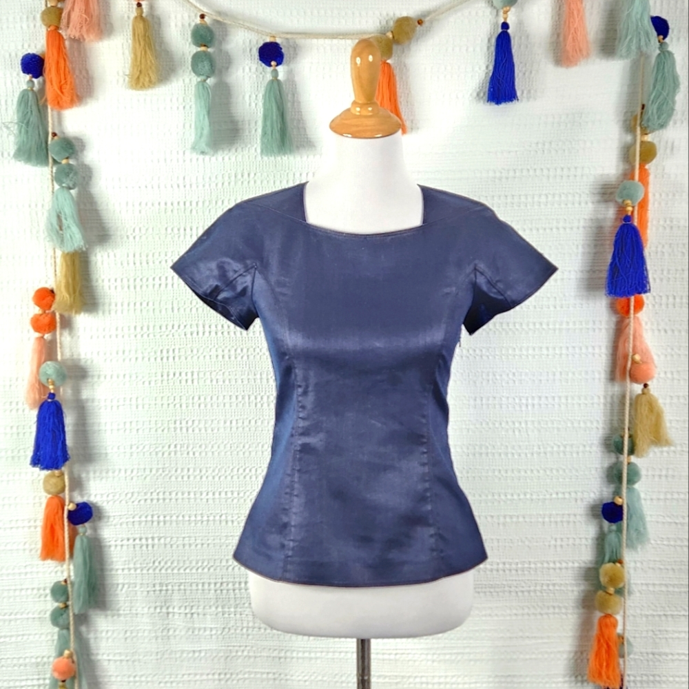 Theyskens' Theory Blue Blouse